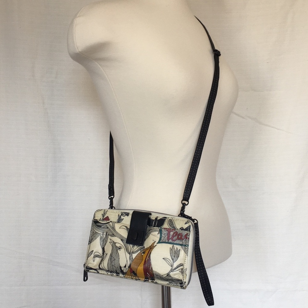 Sak Roots crossbody wristlet
